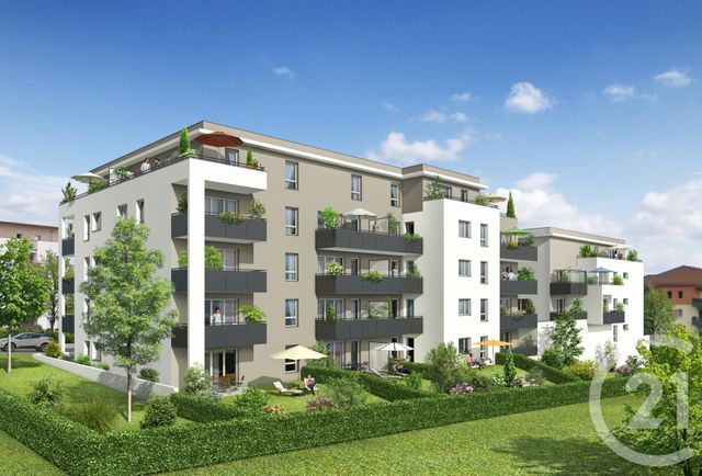 appartement à vendre - 4 pièces - 75.27 m2 - BOURGOIN JALLIEU - 38 - RHONE-ALPES - Century 21 Immobilier Batigimm