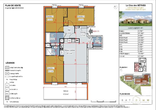 appartement - BOURGOIN JALLIEU - 38