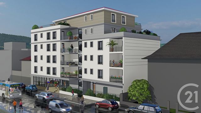 Appartement T2 à vendre - 2 pièces - 54.91 m2 - BOURGOIN JALLIEU - 38 - RHONE-ALPES - Century 21 Immobilier Batigimm