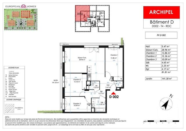 Afficher la photo en grand Appartement à vendre - 4 pièces - 81.81 m2 - LA VERPILLIERE - 38 - RHONE-ALPES - Century 21 Immobilier Batigimm