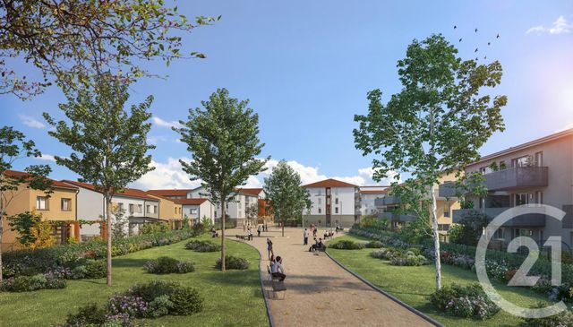 Appartement à vendre - 3 pièces - 65.41 m2 - LA VERPILLIERE - 38 - RHONE-ALPES - Century 21 Immobilier Batigimm