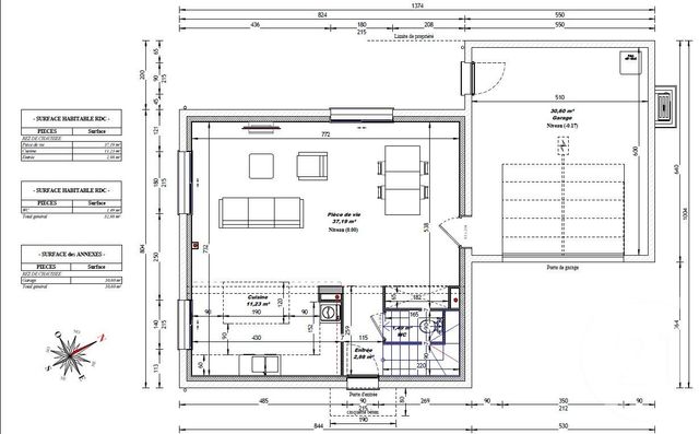maison à vendre - 4 pièces - 102.89 m2 - L ISLE D ABEAU - 38 - RHONE-ALPES - Century 21 Immobilier Batigimm